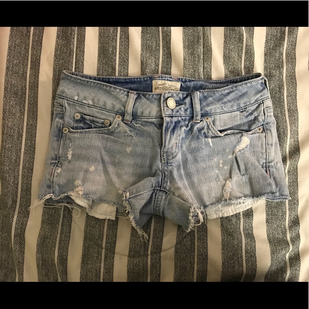 Denim shorts